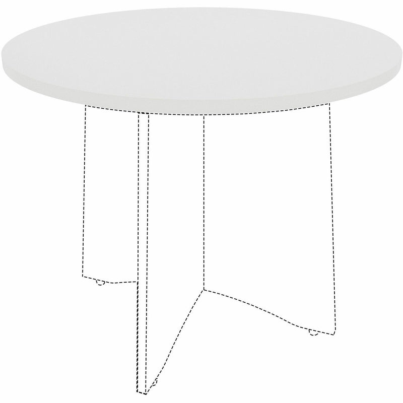 Lorell Hospitality/Conference Tabletop, 0.1" Edge, 1"x36", Band Edge, White Table (LLR99875) Each