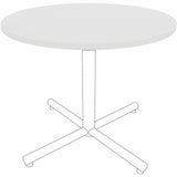 Lorell Hospitality/Conference Tabletop, 0.1" Edge, 1"x36", Band Edge, White Table (LLR99875) Each