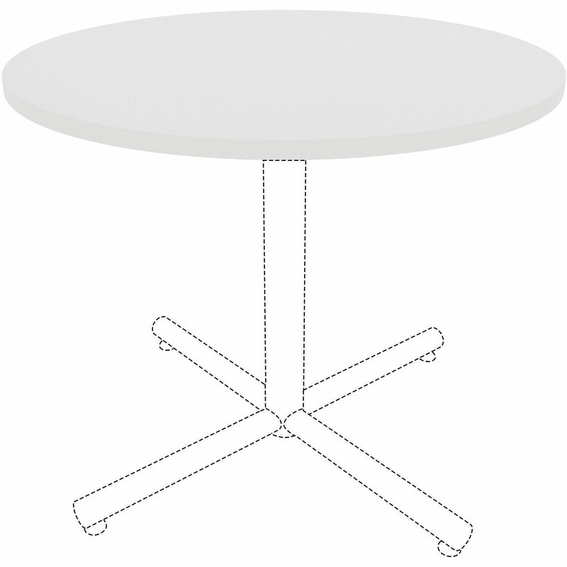 Lorell Hospitality/Conference Tabletop, 0.1" Edge, 1"x36", Band Edge, White Table (LLR99875) Each