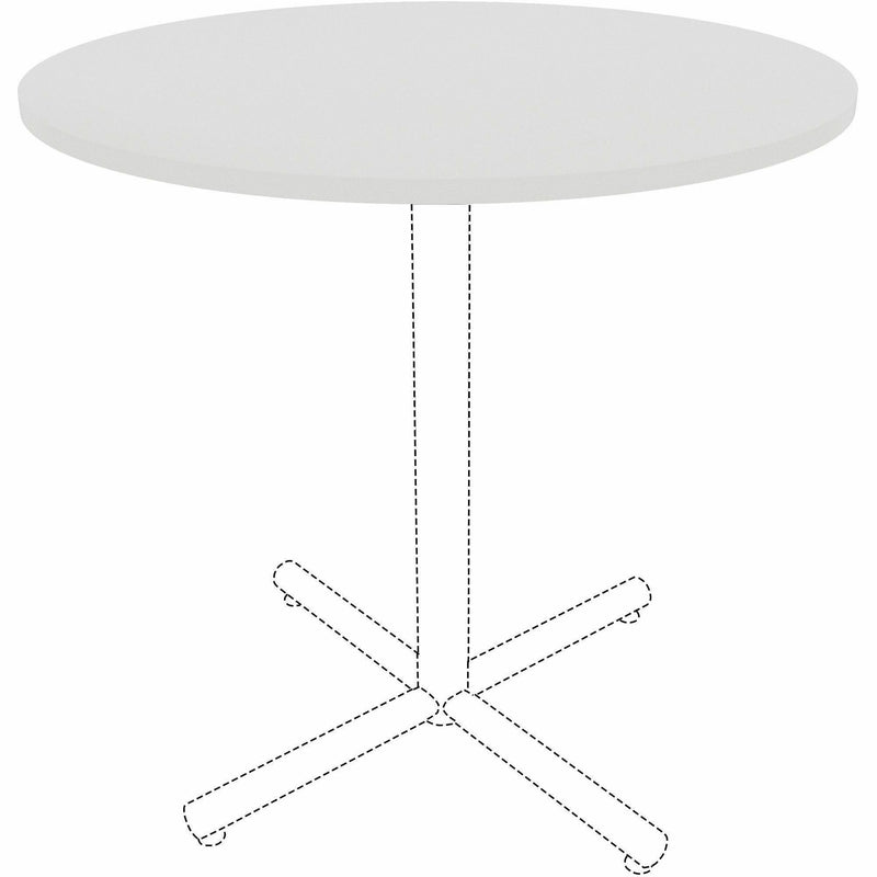 Lorell Hospitality/Conference Tabletop, 0.1" Edge, 1"x42", Band Edge, White (LLR99876) Each