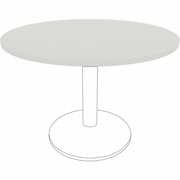 Lorell Hospitality/Conference Tabletop, 0.1" Edge, 1"x42", Band Edge, White (LLR99876) Each