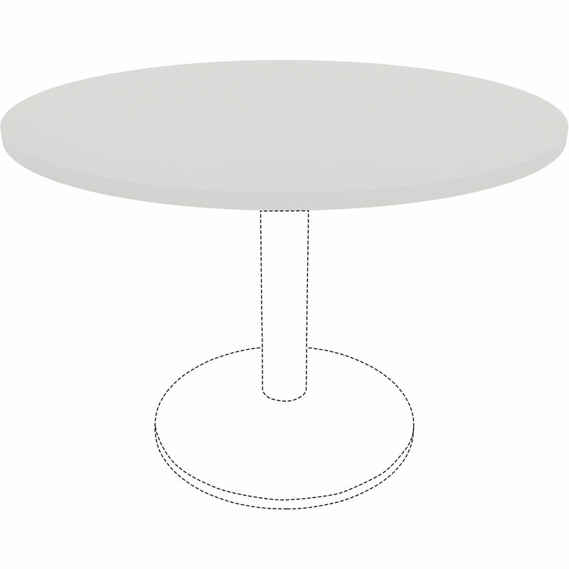 Lorell Hospitality/Conference Tabletop, 0.1" Edge, 1"x42", Band Edge, White (LLR99876) Each