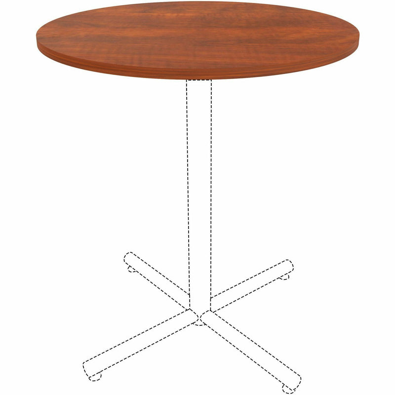 Lorell Hospitality/Conference Tabletop, 0.1" Edge, 1"36", Band Edge, Cherry (LLR87323) Each