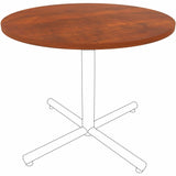 Lorell Hospitality/Conference Tabletop, 0.1" Edge, 1"36", Band Edge, Cherry (LLR87323) Each