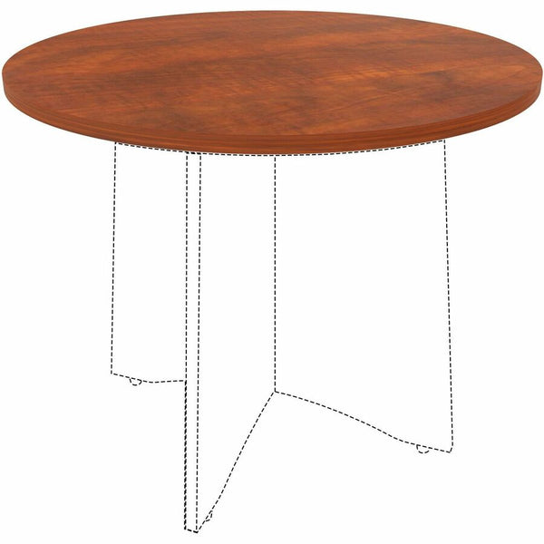 Lorell Hospitality/Conference Tabletop, 0.1" Edge, 1"36", Band Edge, Cherry (LLR87323) Each