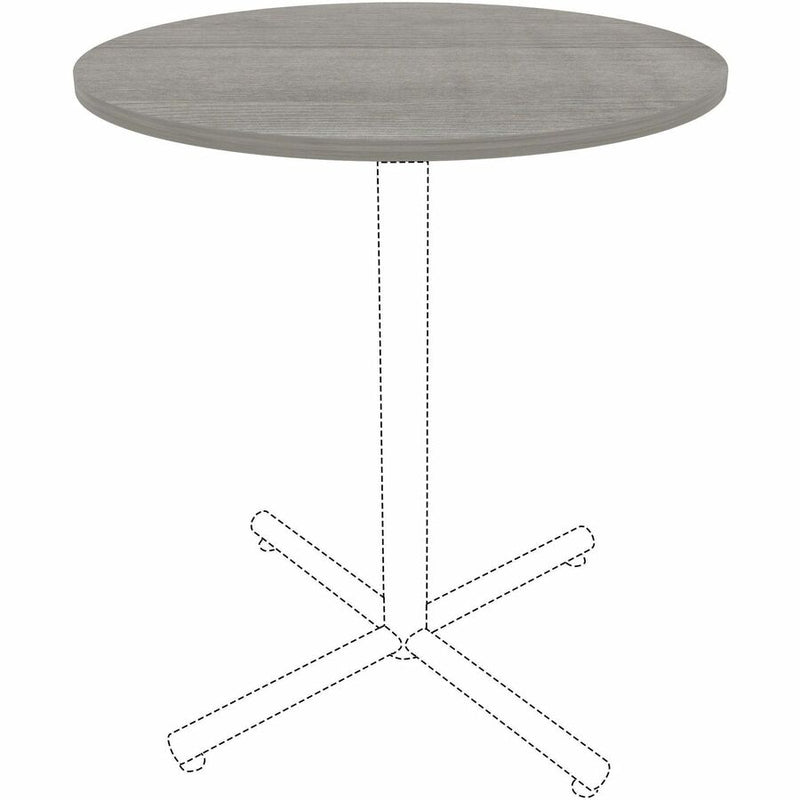 Lorell Hospitality/Conference Tabletop, 1"x36" , 0.1" Edge, Band Edge, Weathered Charcoal (LLR69600) Each