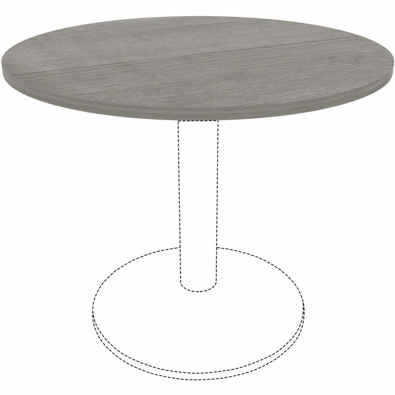 Lorell Hospitality/Conference Tabletop, 1"x36" , 0.1" Edge, Band Edge, Weathered Charcoal (LLR69600) Each