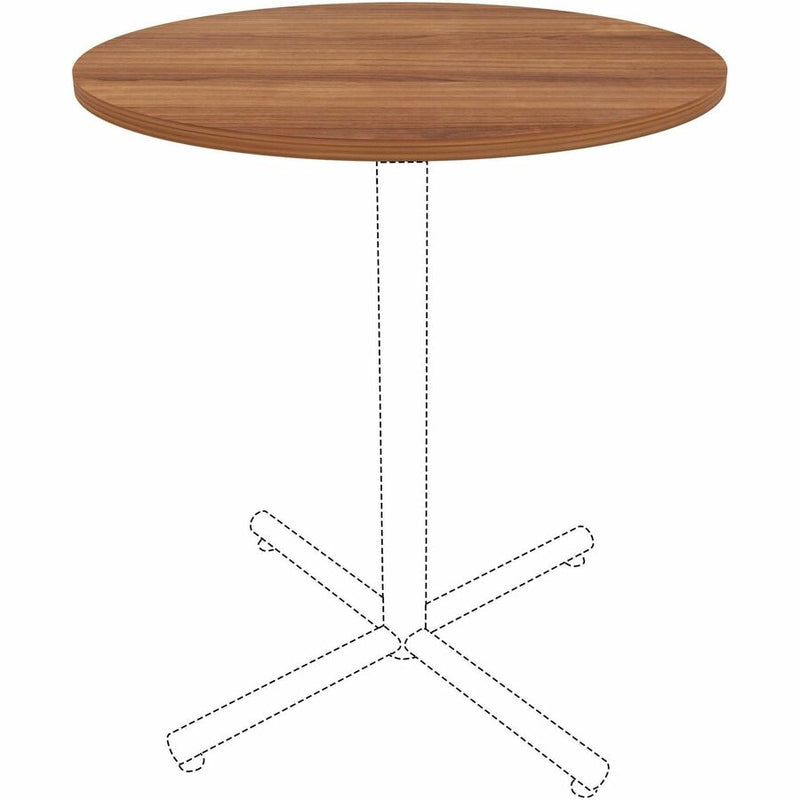 Lorell Hospitality/Conference Tabletop, 1"x36" , 0.1" Edge, Band Edge, Walnut (LLR69960) Each