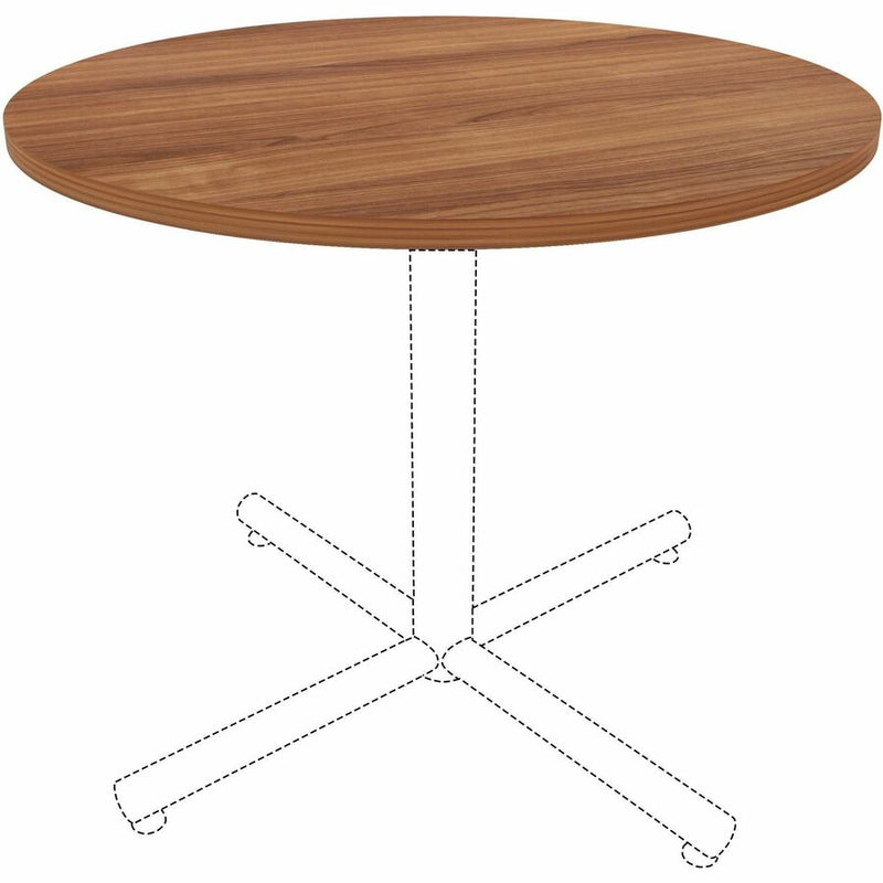 Lorell Hospitality/Conference Tabletop, 1"x36" , 0.1" Edge, Band Edge, Walnut (LLR69960) Each