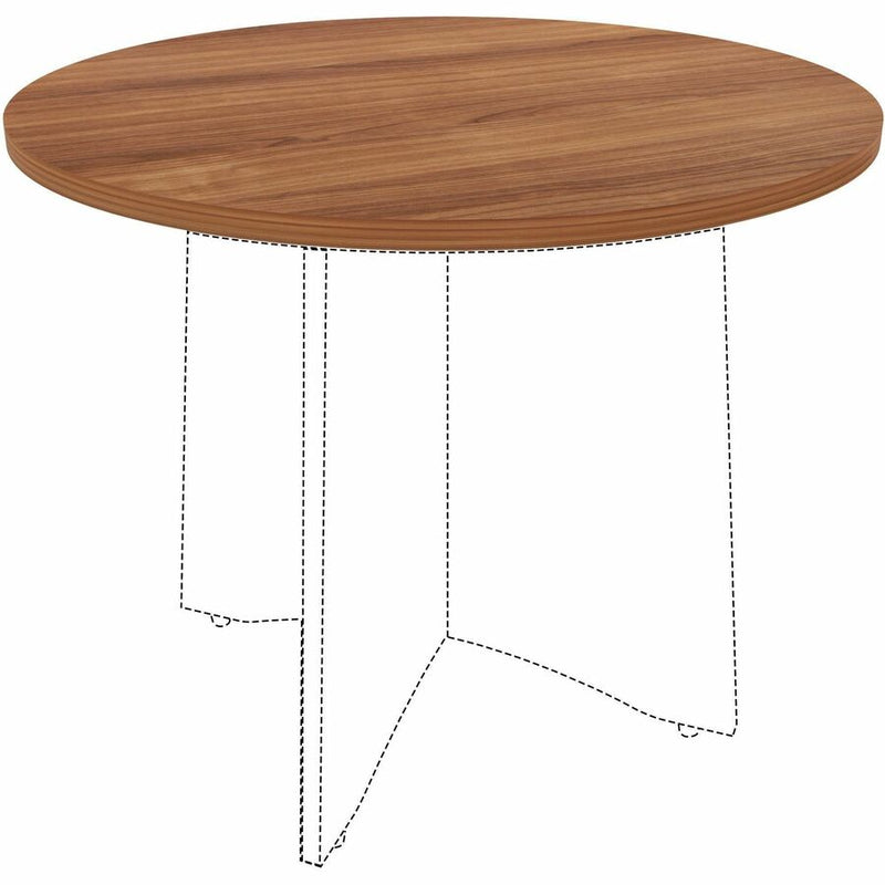 Lorell Hospitality/Conference Tabletop, 1"x36" , 0.1" Edge, Band Edge, Walnut (LLR69960) Each