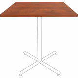 Lorell Hospitality/Conference Tabletop, 0.1" Edge, 36" x 36"1", Band Edge, Cherry (LLR87324) Each