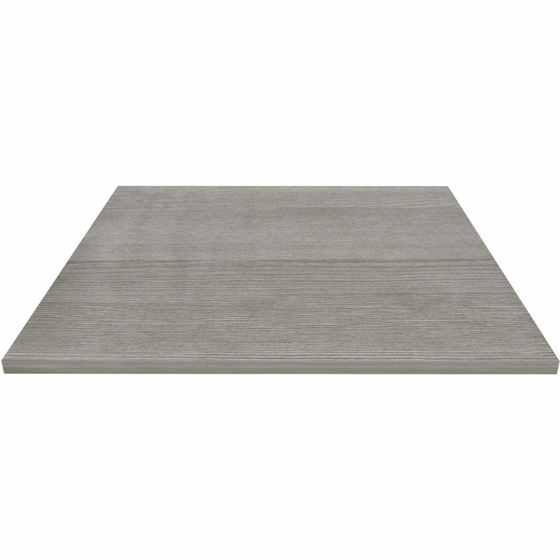 Lorell Hospitality/Conference Tabletop, 0.1" Edge, 36" x 36"1", Band Edge, Weathered Charcoal (LLR69601) Each