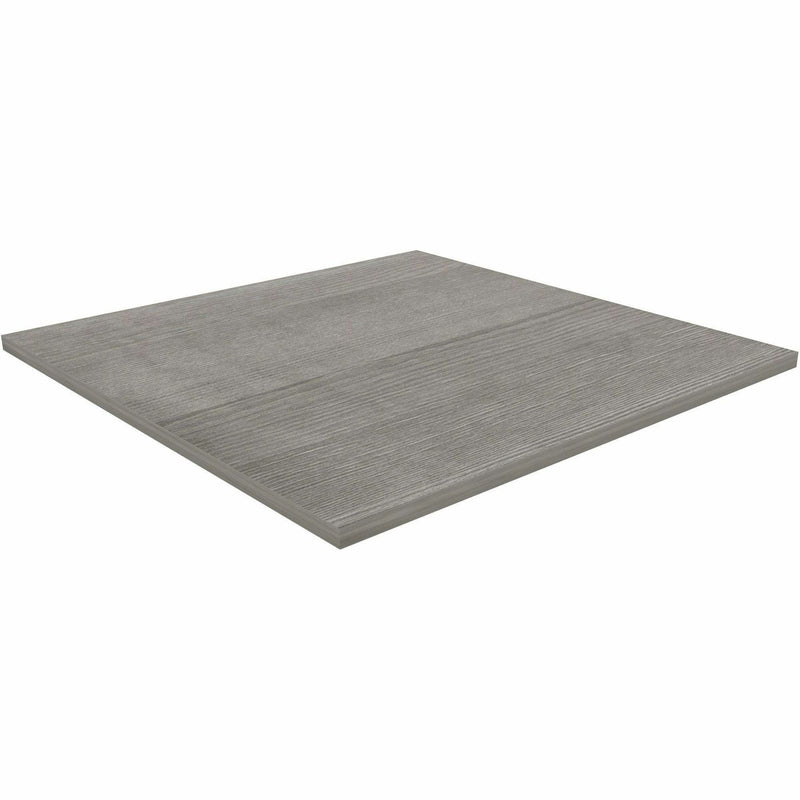 Lorell Hospitality/Conference Tabletop, 0.1" Edge, 36" x 36"1", Band Edge, Weathered Charcoal (LLR69601) Each