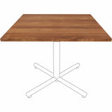 Lorell Hospitality/Conference Tabletop, 0.1" Edge, 36" x 36"x1", Band Edge, Walnut (LLR69961) Each