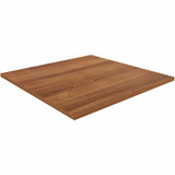 Lorell Hospitality/Conference Tabletop, 0.1" Edge, 36" x 36"x1", Band Edge, Walnut (LLR69961) Each