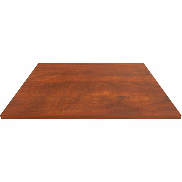 Lorell Hospitality/Conference Tabletop, 0.1" Edge, 42" x 42"1", Band Edge, Cherry (LLR87325) Each