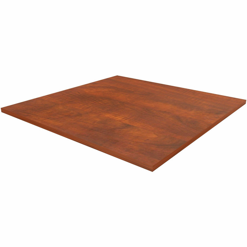 Lorell Hospitality/Conference Tabletop, 0.1" Edge, 42" x 42"1", Band Edge, Cherry (LLR87325) Each