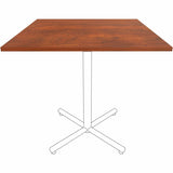 Lorell Hospitality/Conference Tabletop, 0.1" Edge, 42" x 42"1", Band Edge, Cherry (LLR87325) Each