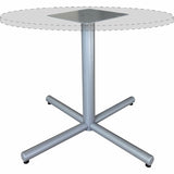 Lorell Hospitality/Conference X-Base, 45"x30", Silver (LLR61640) Each