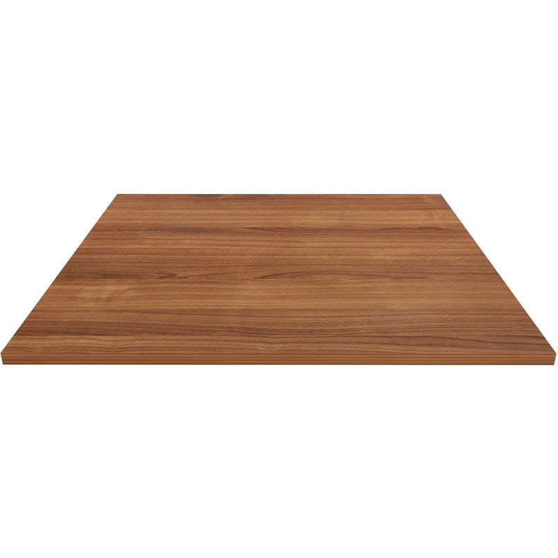 Lorell Hospitality/Conference Tabletop, 0.1" Edge, 42" x 42"x1", Band Edge, Walnut (LLR69962) Each