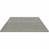 Lorell Hospitality/Conference Tabletop, 0.1" Edge, 42" x 42"1", Band Edge, Weathered Charcoal (LLR69602) Each