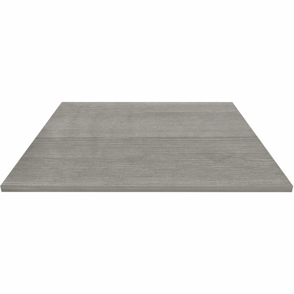 Lorell Hospitality/Conference Tabletop, 0.1" Edge, 42" x 42"1", Band Edge, Weathered Charcoal (LLR69602) Each