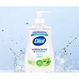 Dial Sensitive Skin Antibacterial Soap, Fresh, Aloe Scent, 11 fl oz, Pump Dispenser (DIA20946) Each