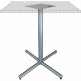 Lorell Hospitality/Conference X-Base, 45"x40.8", Silver (LLR61642) Each