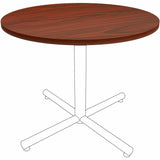 Lorell Hospitality/Conference Tabletop, 1"36" , 0.1" Edge, Band Edge, Mahogany, Office (LLR87242) Each