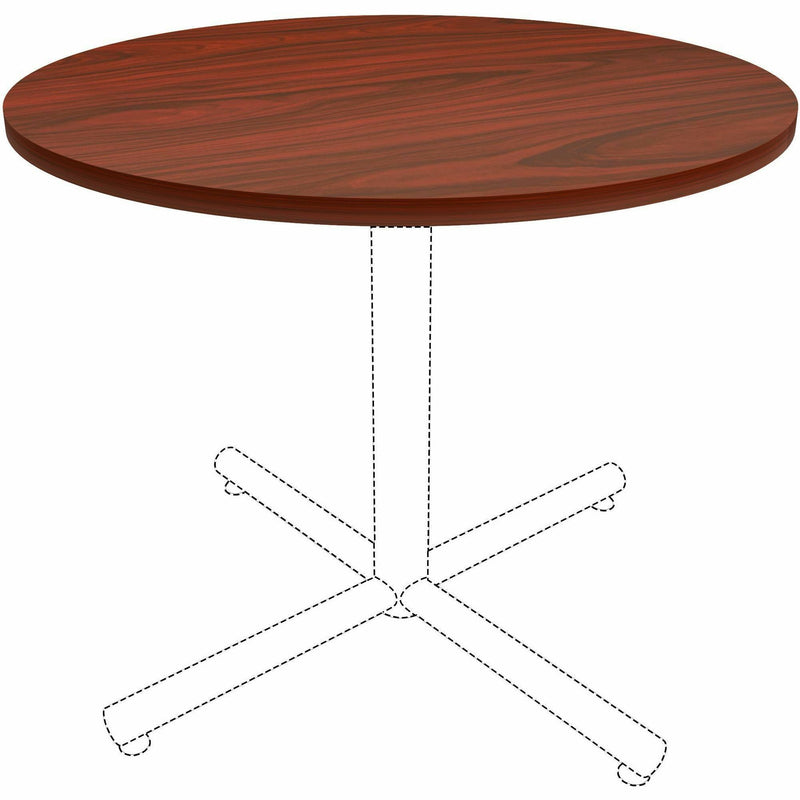 Lorell Hospitality/Conference Tabletop, 1"36" , 0.1" Edge, Band Edge, Mahogany, Office (LLR87242) Each