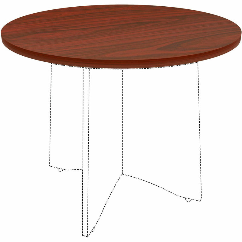 Lorell Hospitality/Conference Tabletop, 1"36" , 0.1" Edge, Band Edge, Mahogany, Office (LLR87242) Each