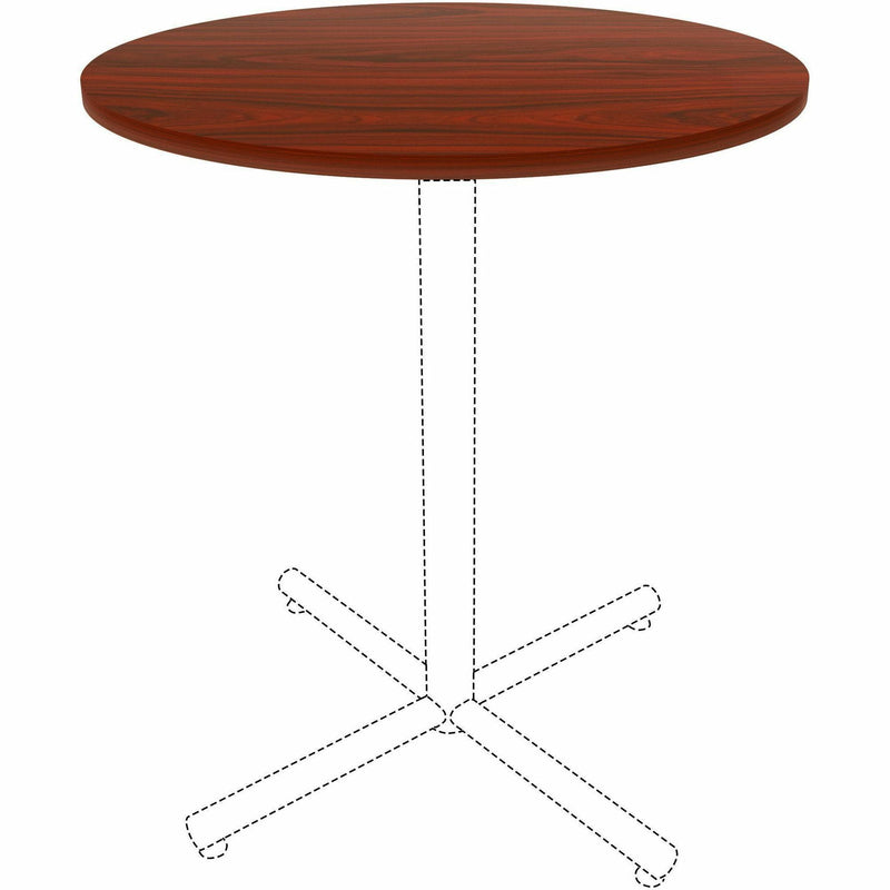 Lorell Hospitality/Conference Tabletop, 1"36" , 0.1" Edge, Band Edge, Mahogany, Office (LLR87242) Each