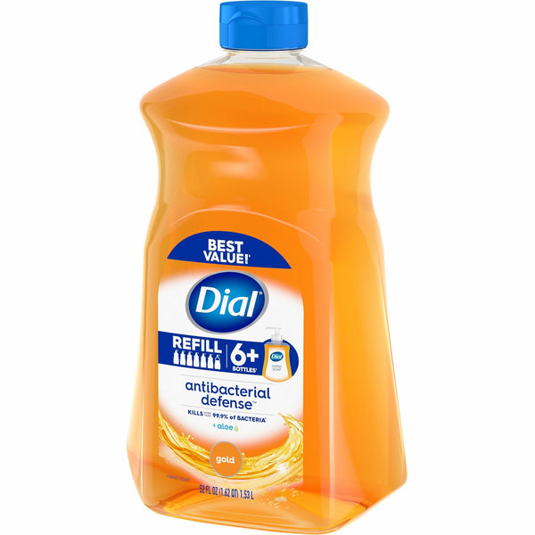 Dial Antibacterial Defense Liquid Hand Soap, Fresh Scent, 1.63 quart, Pump Dispenser (DIA17014) Each