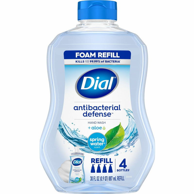 Dial Complete Foaming Handwash, Spring Water, Aloe Scent, 30 fl oz, Bottle Dispenser (DIA35087) Each