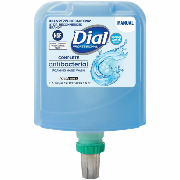 Dial 1700 Universal Dispenser Refills, Spring Water Scent, 1.80 quart, 3/Carton (DIA19693CT) Case of 3