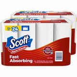 Scott Choose-A-Sheet Paper Towels, 100 Sheets/Roll, White, Paper, Fiber, 12 Rolls Per Pack, 12/Pack, 2/Carton (KCC55416CT) Case of 2