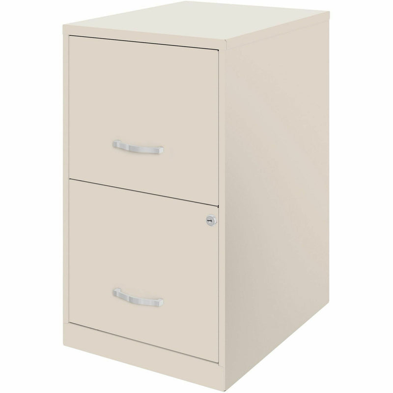 NuSparc Mobile File Cabinet, 14.2" Width x 18" Depth x 26.5", Stone, Steel (NPRVF218AASN) Each