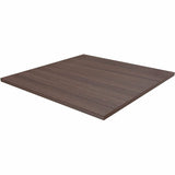 Lorell Hospitality/Conference Tabletop, 0.1" Edge, 36" x 36"1", Band Edge, Finish: Espresso (LLR18252) Each