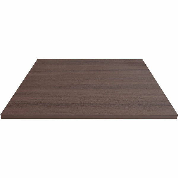 Lorell Hospitality/Conference Tabletop, 0.1" Edge, 36" x 36"1", Band Edge, Finish: Espresso (LLR18252) Each