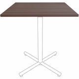 Lorell Hospitality/Conference Tabletop, 0.1" Edge, 36" x 36"1", Band Edge, Finish: Espresso (LLR18252) Each