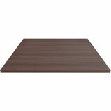 Lorell Hospitality/Conference Tabletop, 0.1" Edge, 42" x 42" x 1", Band Edge, Espresso Table Top (LLR18253) Each