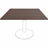 Lorell Hospitality/Conference Tabletop, 0.1" Edge, 42" x 42" x 1", Band Edge, Espresso Table Top (LLR18253) Each