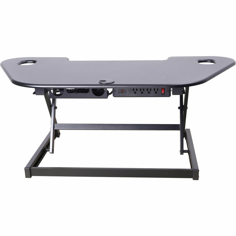 Rocelco CADR-46 Corner Sit-to-Stand Desk Riser, 40 lb Load Capacity, 23.20" Height x 45.50" Width (RCLRCADRB46A) Each