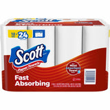 Scott Choose-A-Sheet Paper Towels, 100 Sheets/Roll, White, Paper, Fiber, 12/Pack (KCC55416) Pack of 12