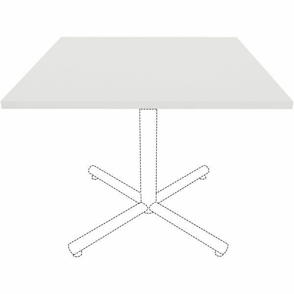 Lorell Hospitality/Conference Tabletop, 0.1" Edge, 36" x 36"x1", Band Edge, White (LLR99878) Each