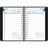 Blueline Plan and Link Daily Appointment Planner 12 Month, January - December, 7:00 AM to 7:30 PM, Half-hourly, 1 Day Single Page Layout, 5" x 8" Sheet Size (REDC1504W81) Each