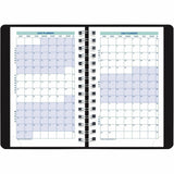 Blueline Plan and Link Daily Appointment Planner 12 Month, January - December, 7:00 AM to 7:30 PM, Half-hourly, 1 Day Single Page Layout, 5" x 8" Sheet Size (REDC1504W81) Each