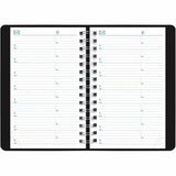 Blueline Plan and Link Daily Appointment Planner 12 Month, January - December, 7:00 AM to 7:30 PM, Half-hourly, 1 Day Single Page Layout, 5" x 8" Sheet Size (REDC1504W81) Each