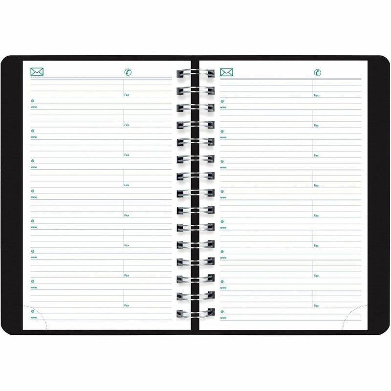 Blueline Plan and Link Daily Appointment Planner 12 Month, January - December, 7:00 AM to 7:30 PM, Half-hourly, 1 Day Single Page Layout, 5" x 8" Sheet Size (REDC1504W81) Each