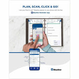 Blueline Plan and Link Weekly Appointment Planner, Weekly, 12 Month, January - December, 7:00 AM to 8:45 PM, 1 Week Double Page Layout, 7 1/4" x 9 1/4" Sheet Size (REDC527581T) Each